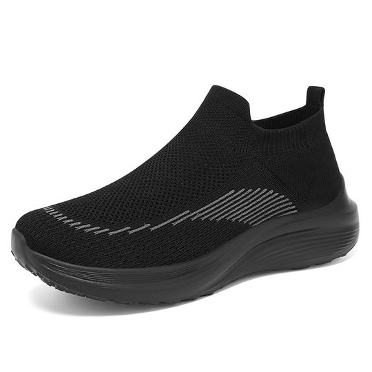 Damen nan ultraleichter Strick-Fit-Reisesneaker mit ergonomischem Memory-Fußbett, elastischem Sockeneinstieg und rutschfester Travel-Profilsohle Shop Nory