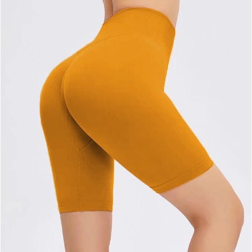 Damen Figurbetonte Radlerhosen mit super elastischem Material