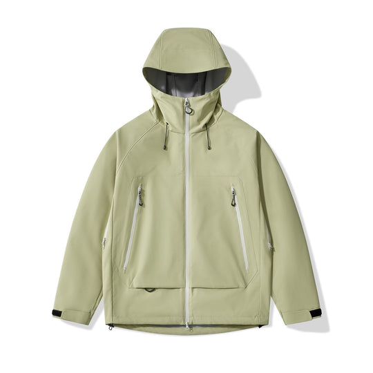 Herren technisch-isolierende Softshelljacke mit Kapuze und Fleece-Innenkragen Shop Nory