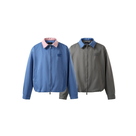 Herren Boxy‑Übergangsblouson mit kontrastkragen und Zwei‑Wege‑Reißverschluss Shop Nory