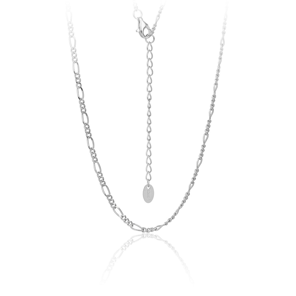 Damen Halskette mit modernen Gliederelementen aus 925 Sterling Silber Shop Nory