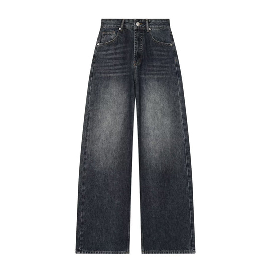 Damen Hochtaillierte Jeans mit weitem Bein und geradem Schnitt Shop Nory