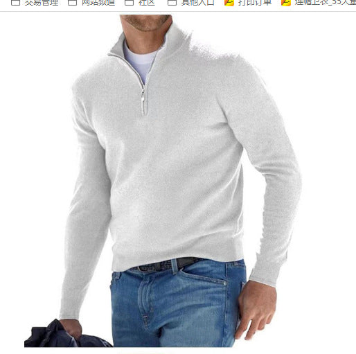 Merino Herren V-Ausschnitt Pullover