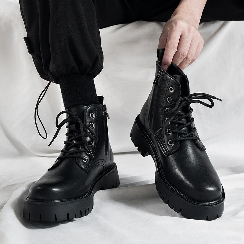 Herren Robuste Schnürstiefel mit rutschfester Sohle und strapazierfähigem Obermaterial