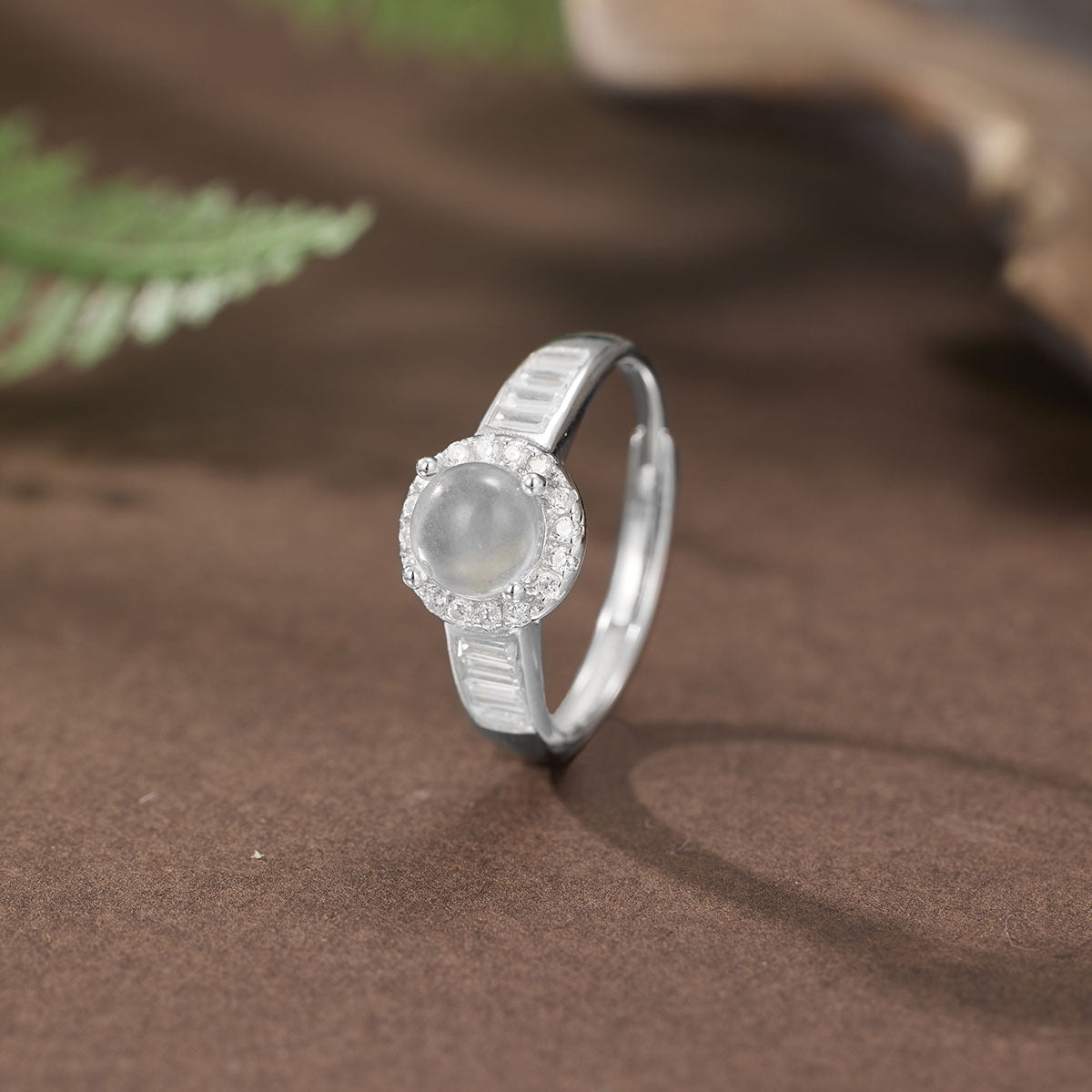 Damen Ring mit elegantem, funkelndem Kristallbesatz Shop Nory