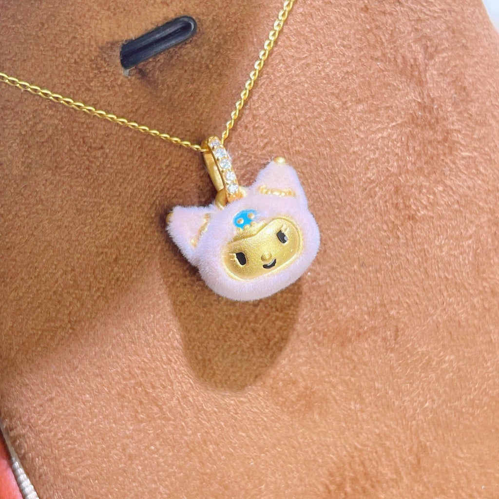 Damen Halskette mit kreativem Charm Shop Nory