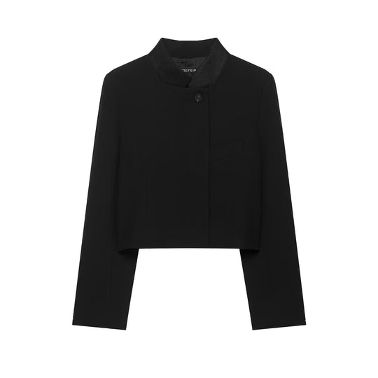 Damen Kurzblazer im Cropped‑Schnitt mit Stehkragen Shop Nory