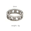 Damen Modischer Edelstahlring mit kunstvoll geflochtenem Design Shop Nory