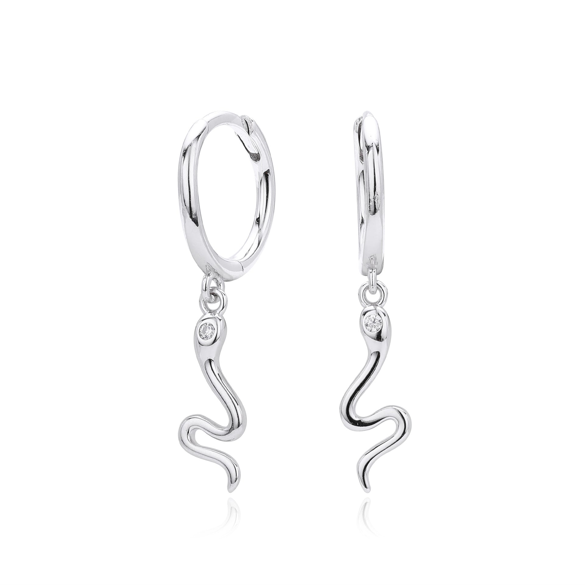 Damen Ohrhänger mit elegantem Schlangen-Design Shop Nory