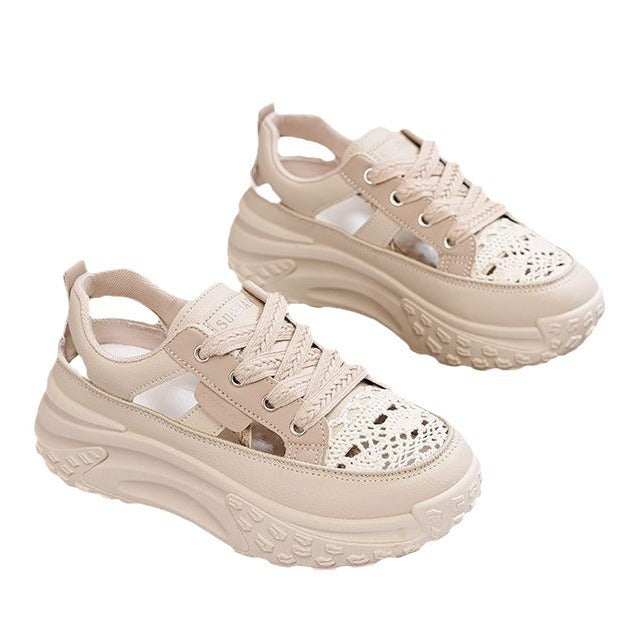 Damen Sportliche Sneaker mit luftiger Netzstruktur und extra hohem Komfort