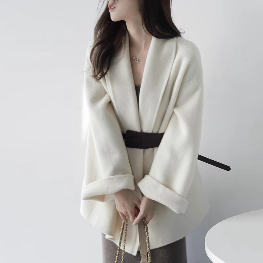Damen Schicke und elegante Wickeljacke Shop Nory