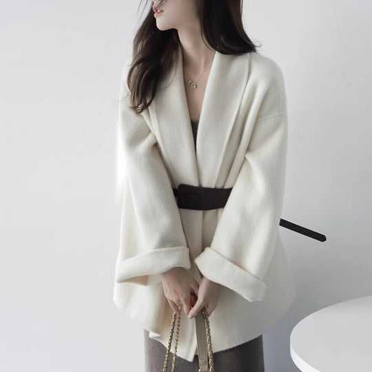 Damen Schicke und elegante Wickeljacke Shop Nory