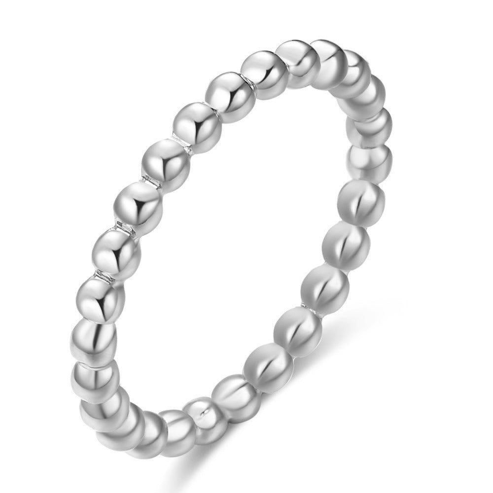 Damen elastisches Armband mit glänzenden Kugeln Shop Nory