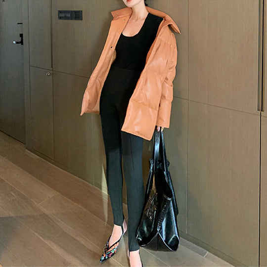 Damen Modische Steppjacke mit hohem Kragen Shop Nory 1789269028