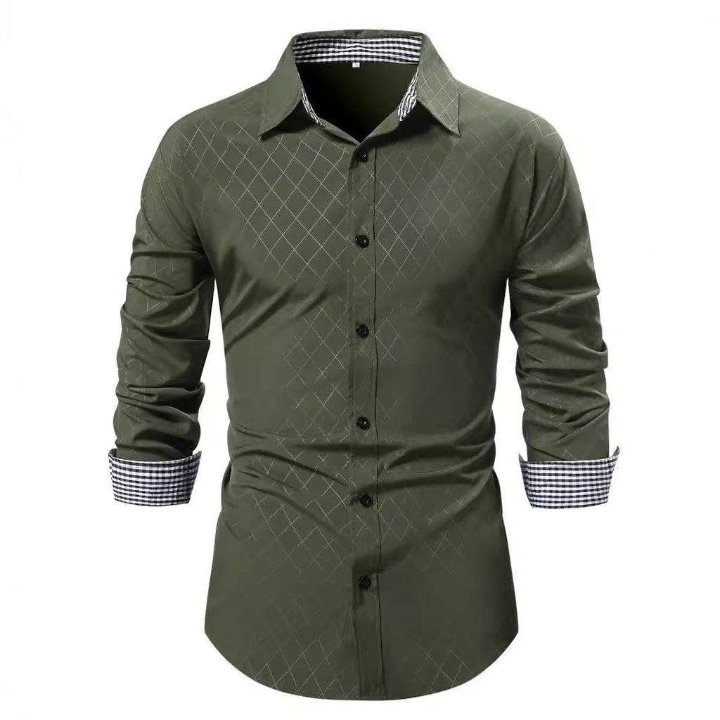 Herren Langarmhemd