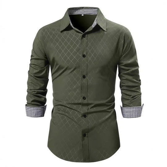 Herren Langarmhemd