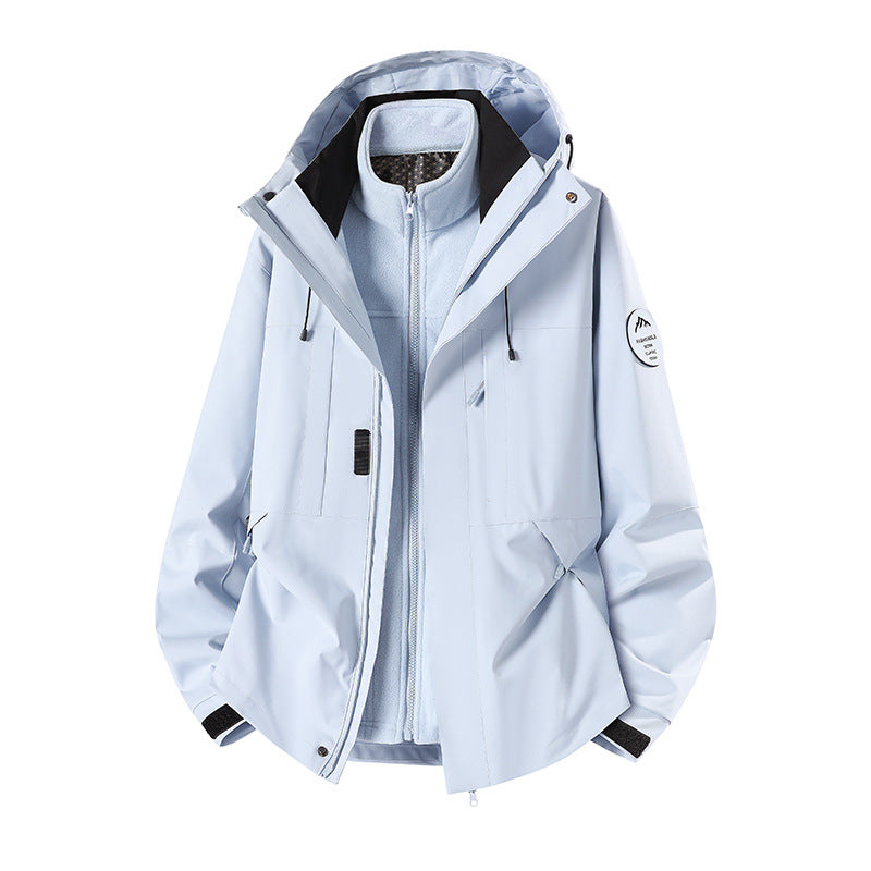 Herren Wetterfeste technische Softshell‑Trekkingjacke mit Kapuze und isolierendem Inneneinsatz Shop Nory