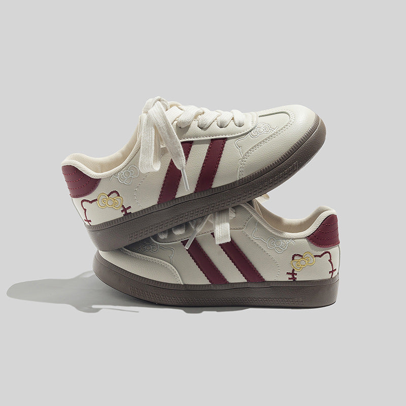Damen Sportliche Sneakers mit verspieltem Design und hochwertigem Obermaterial