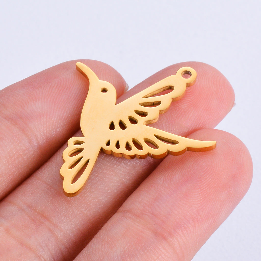 Damen eleganter Kolibri-Anhänger aus hochwertigem Metall Shop Nory