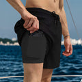 Herren Shorts aus strapazierfähigem Schnell trocknendem Material mit geräumigen Seitentaschen