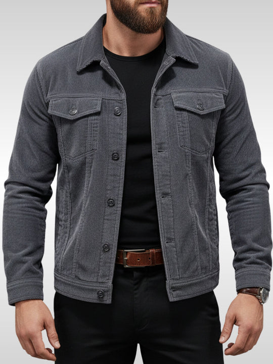 Herren Cordjacke mit Taschen