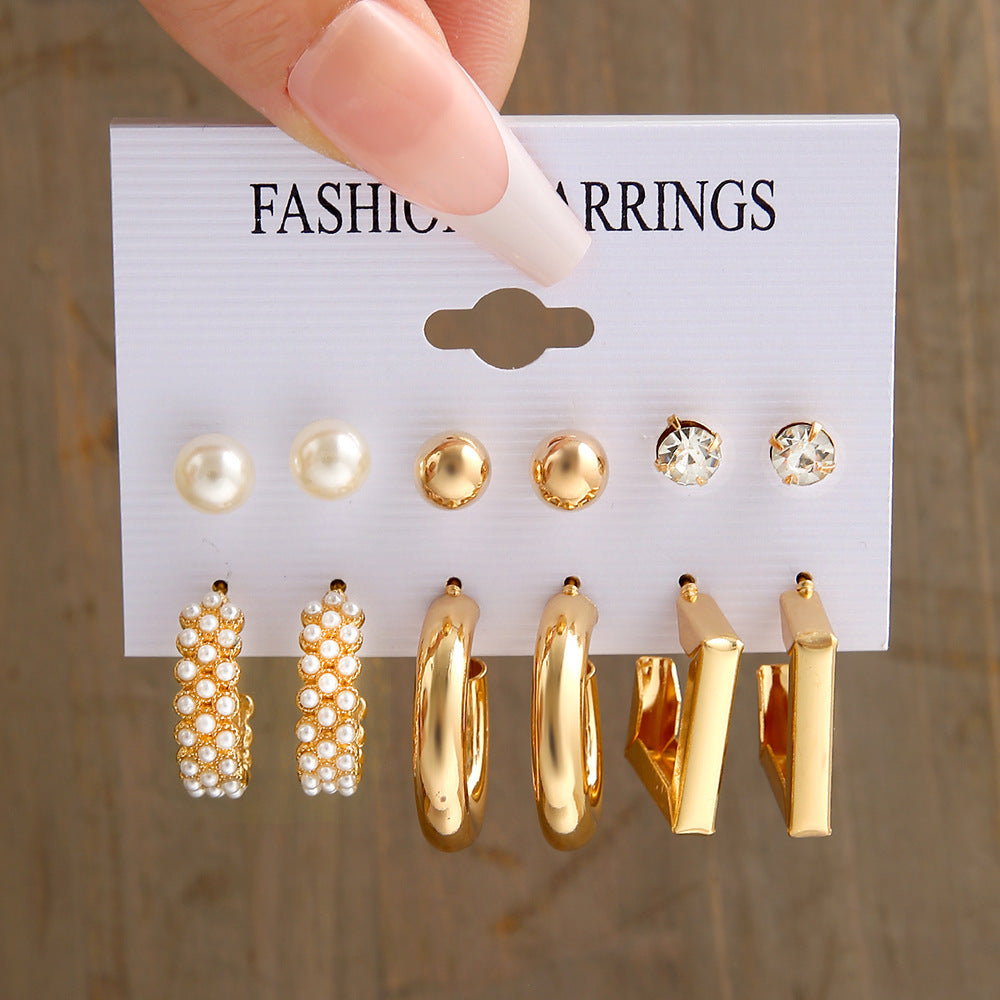 Damen Ohrstecker-Set mit eleganten und vielfältigen Designvariationen Shop Nory