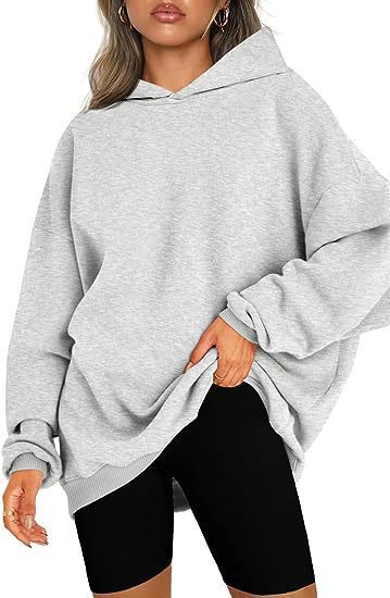 Damen Oversize Hoodie mit Kapuze