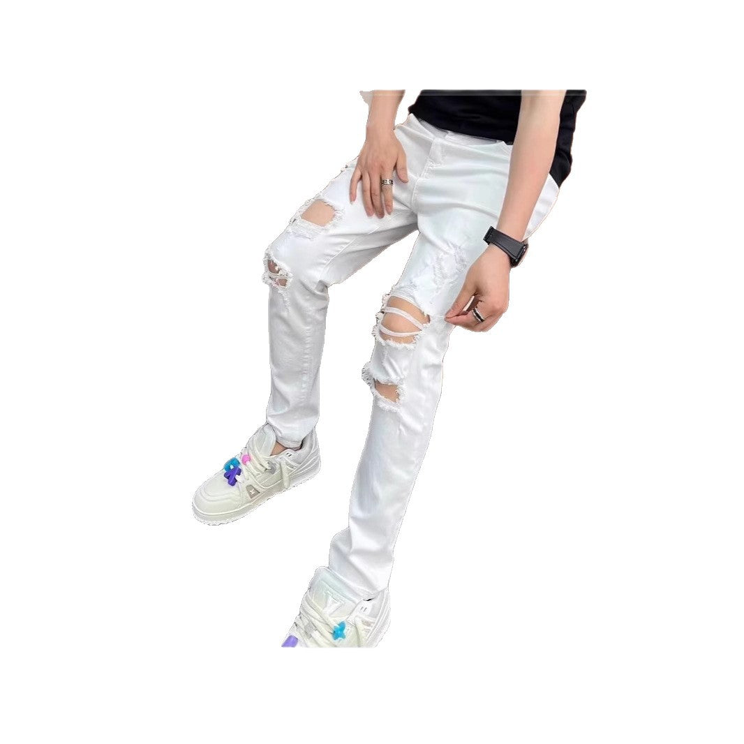 Herren Modische Destroyed Jeans Shop Nory