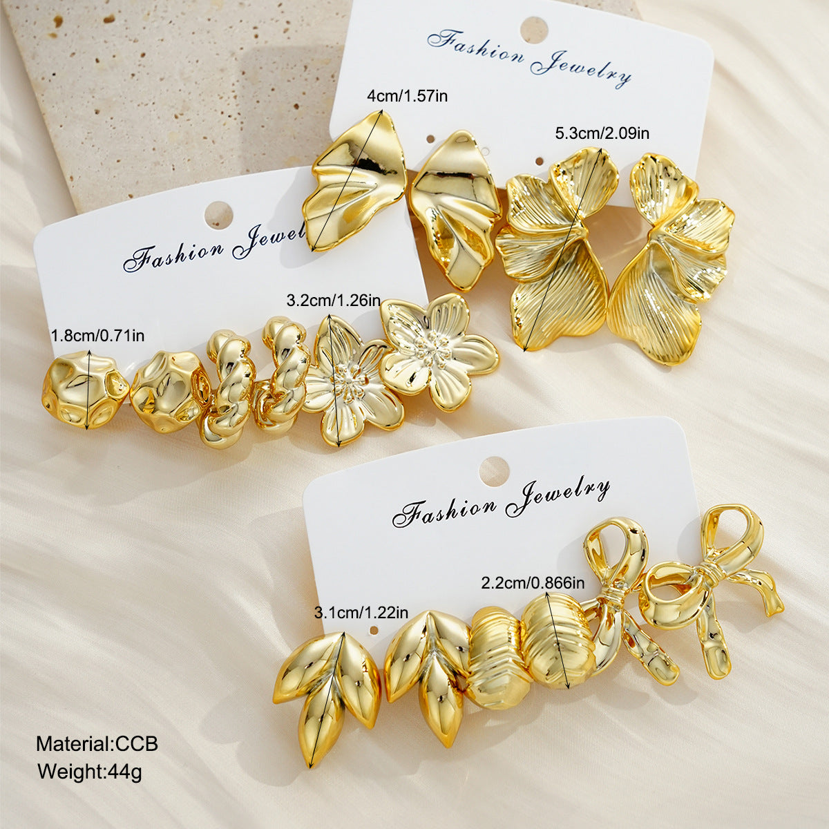 Damen Schmuck Set aus kunstvollen und eleganten Ohrringen Shop Nory