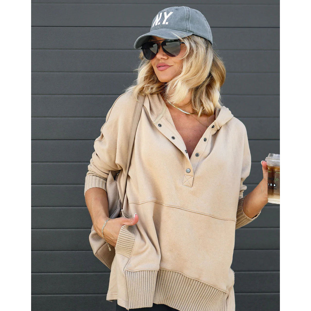 Damen Oversized Kapuzenpullover