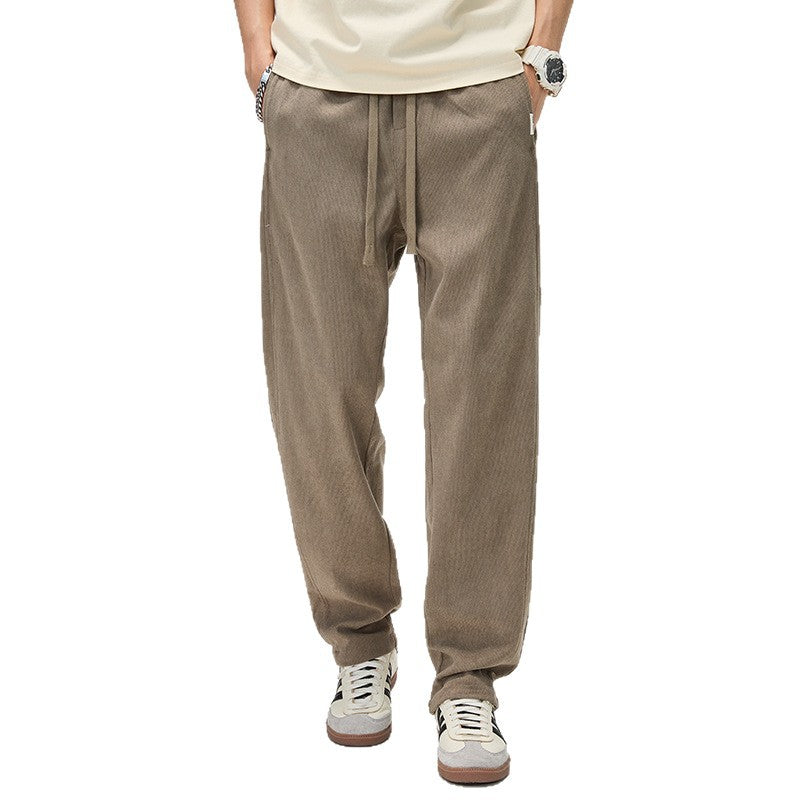 Herren Cordhose mit Kordelzug und geradem Bein Shop Nory
