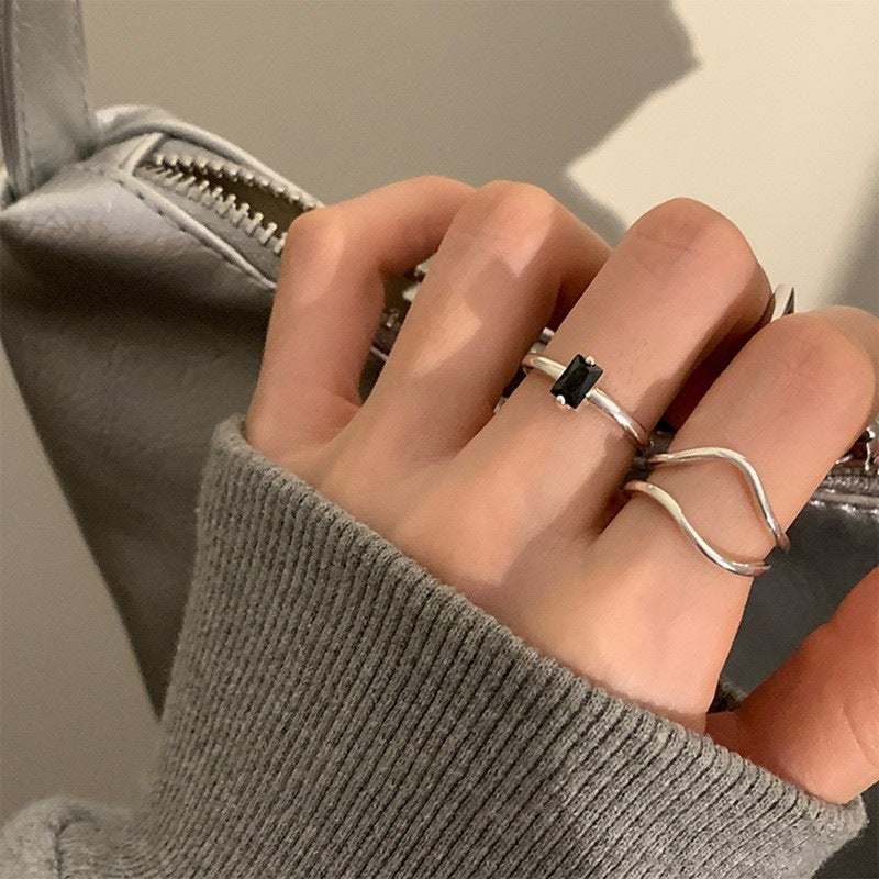 Damen Wellenförmiger Statement-Ring Shop Nory