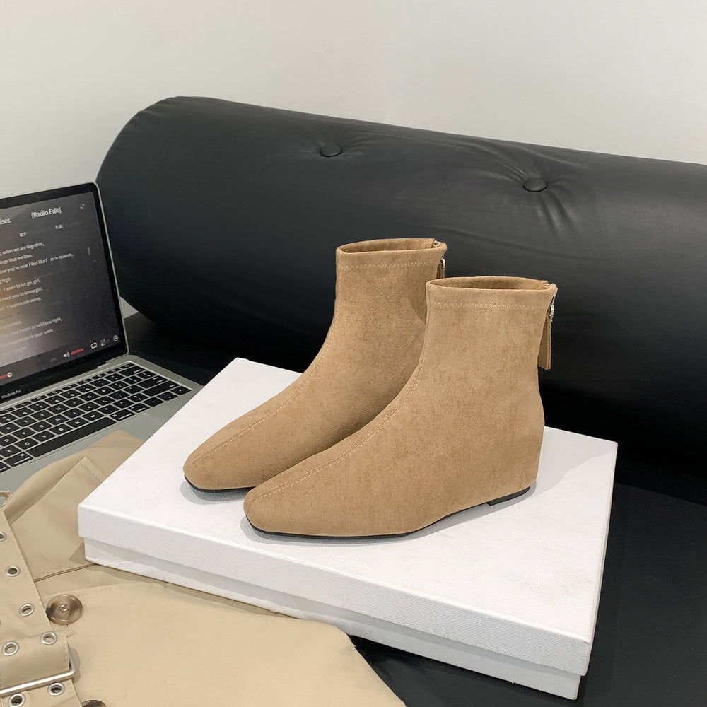 Damen Schlanke Ankle‑Boots mit elastischem Schaft und rückseitigem Reißverschluss Shop Nory