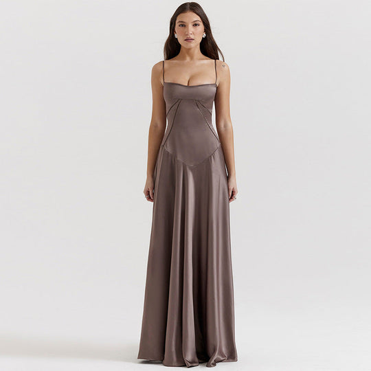 Damen Elegantes Abendkleid mit tailliertem Schnitt und schwingendem Rock