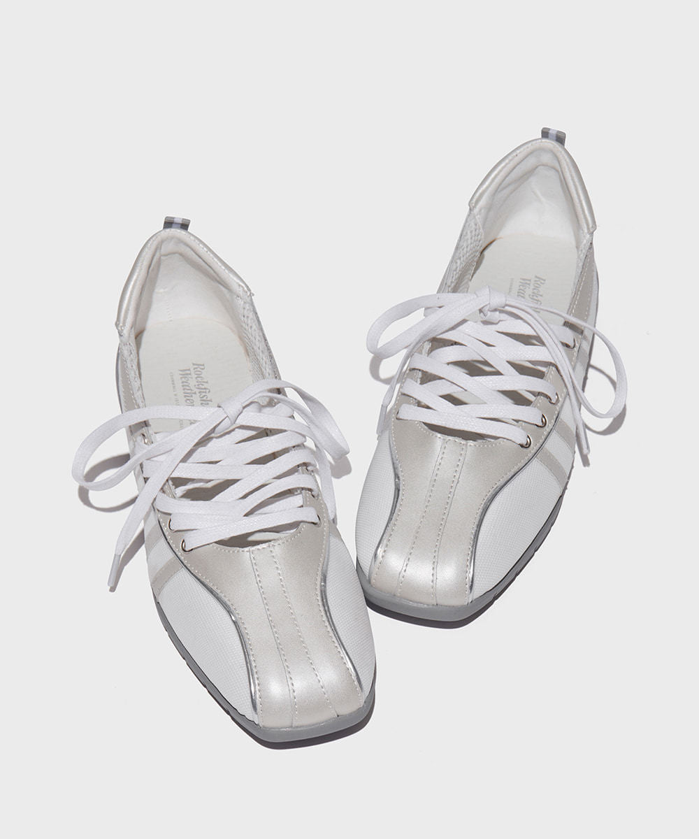 Damen Sportliche Sneakers im modernen Design mit atmungsaktiver Oberflächenstruktur