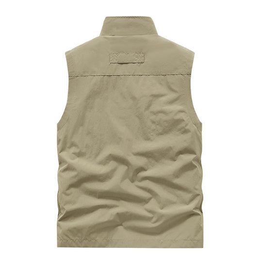 Herren Sportliche Outdoor-Weste mit funktionalen Reißverschlusstaschen Shop Nory