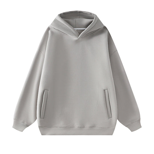 Damen lässiger Kapuzenpullover aus weichem Fleece mit praktischem Schnitt