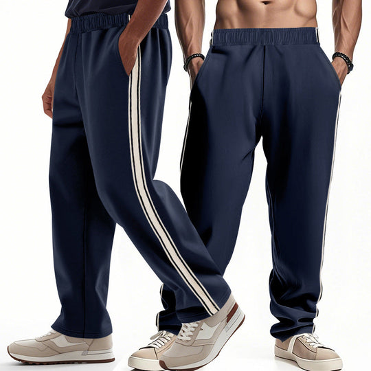 Herren Sportliche Sweatpants mit seitlichen Streifen