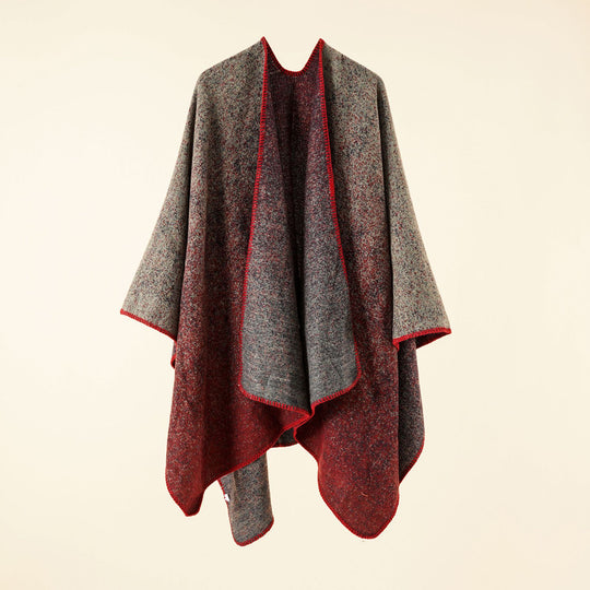 Damen Jacquard Poncho mit Paisley‑Muster Shop Nory