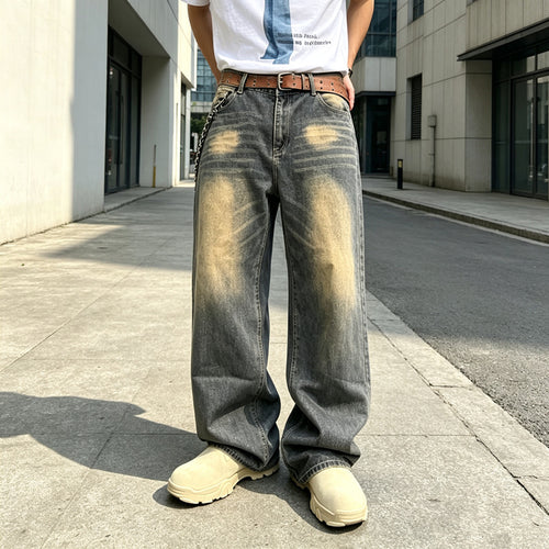Herren Bequeme Weit geschnittene Jeans Shop Nory