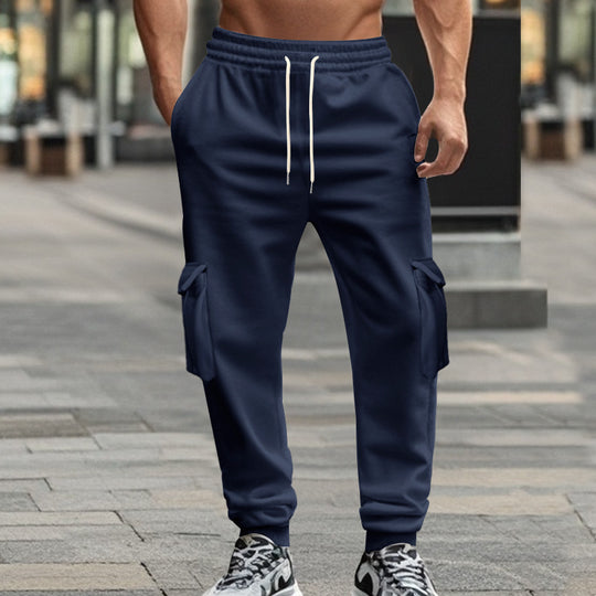 Herren nan Utility-Joggerhose mit seitlichen Klappentaschen, Kordelzugbund und konischer Passform Shop Nory