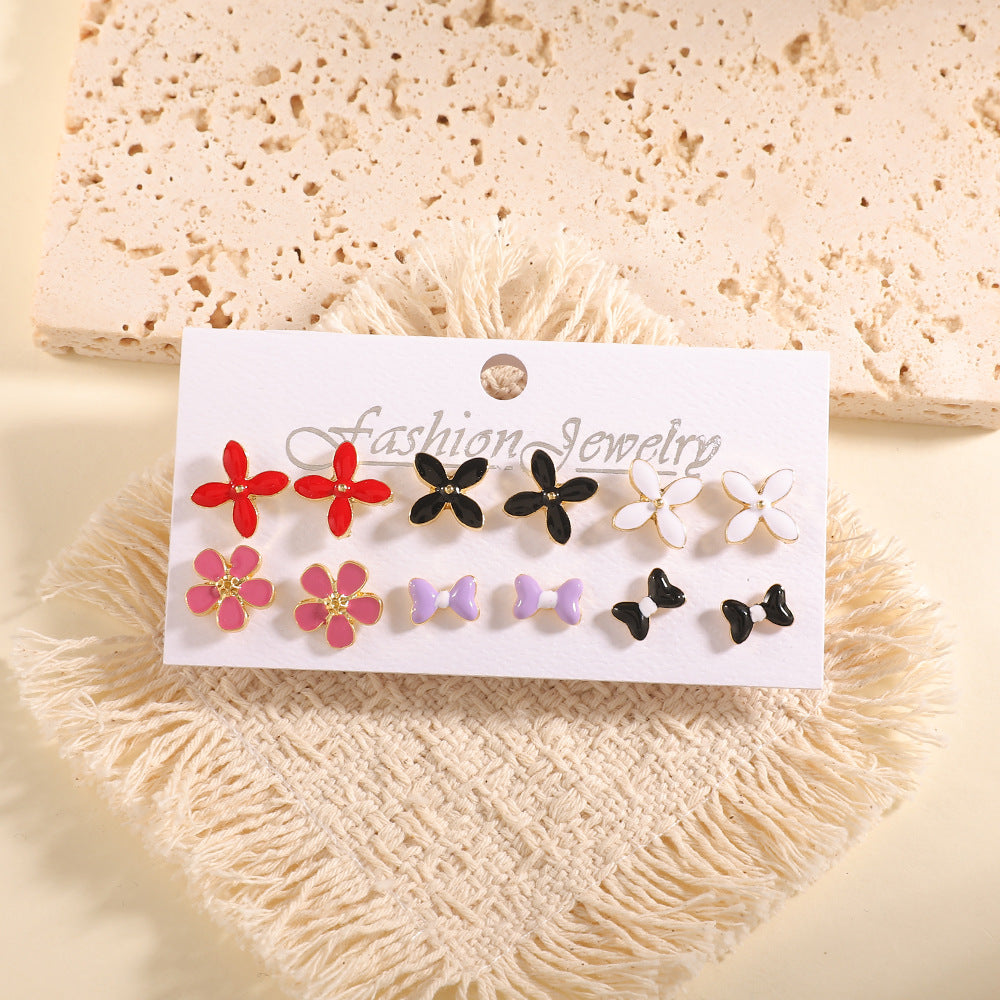 Damen Ohrstecker Set mit fruchtigem Design Shop Nory