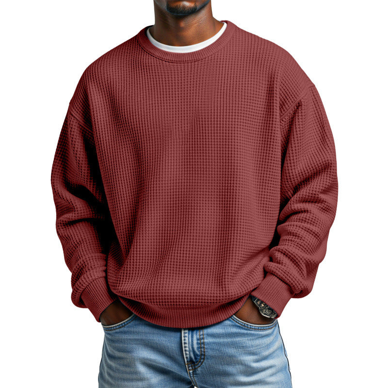 Herren Bequemer Sweatpullover mit Waffelstruktur Shop Nory