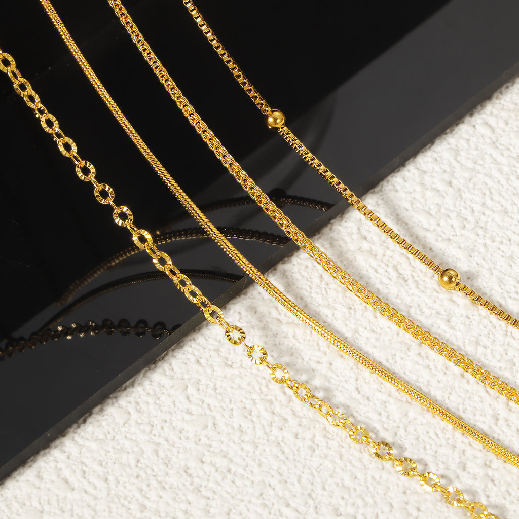 Damen filigrane Gliederkette mit elegantem Verschluss Shop Nory