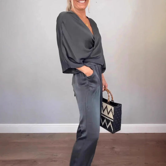 Damen elegantes und bequemes Jumpsuit Set