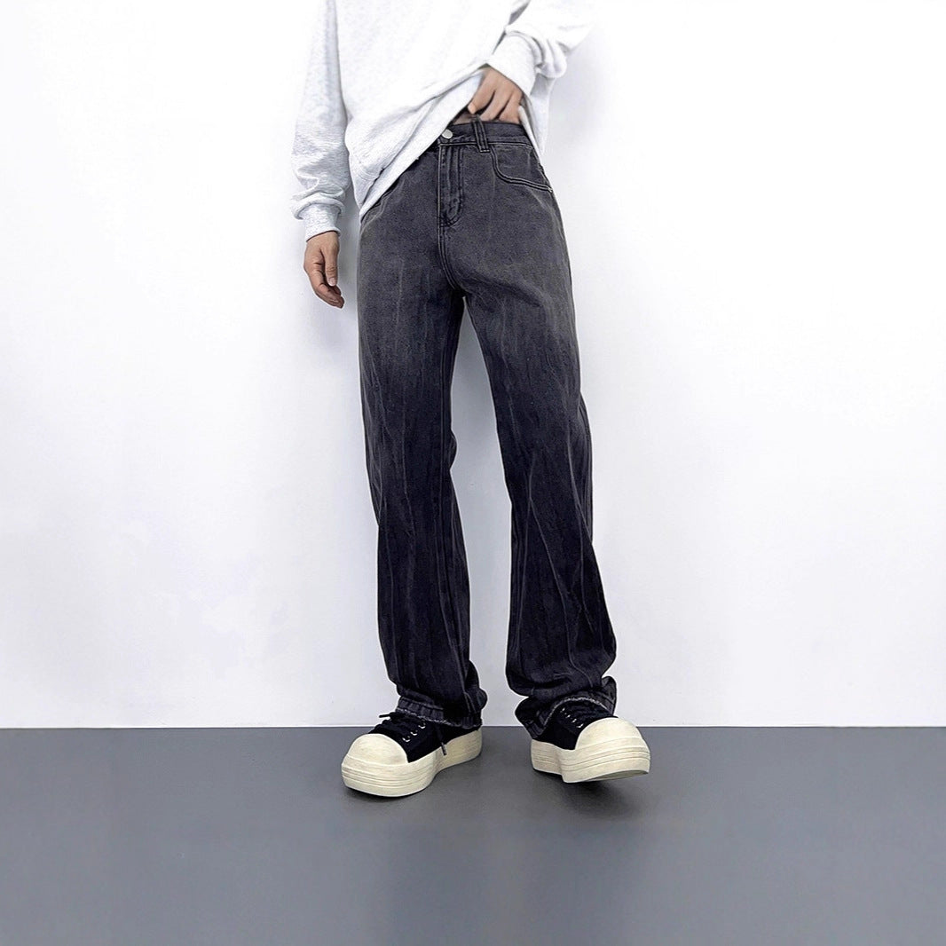 Damen Hohe Taille Baggy Jeans Shop Nory
