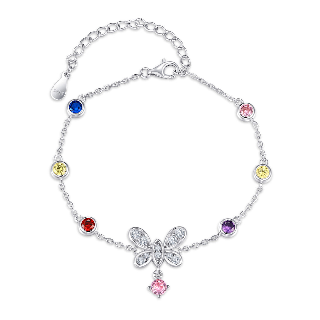Damen Halskette mit funkelndem Kristallmotiv Shop Nory