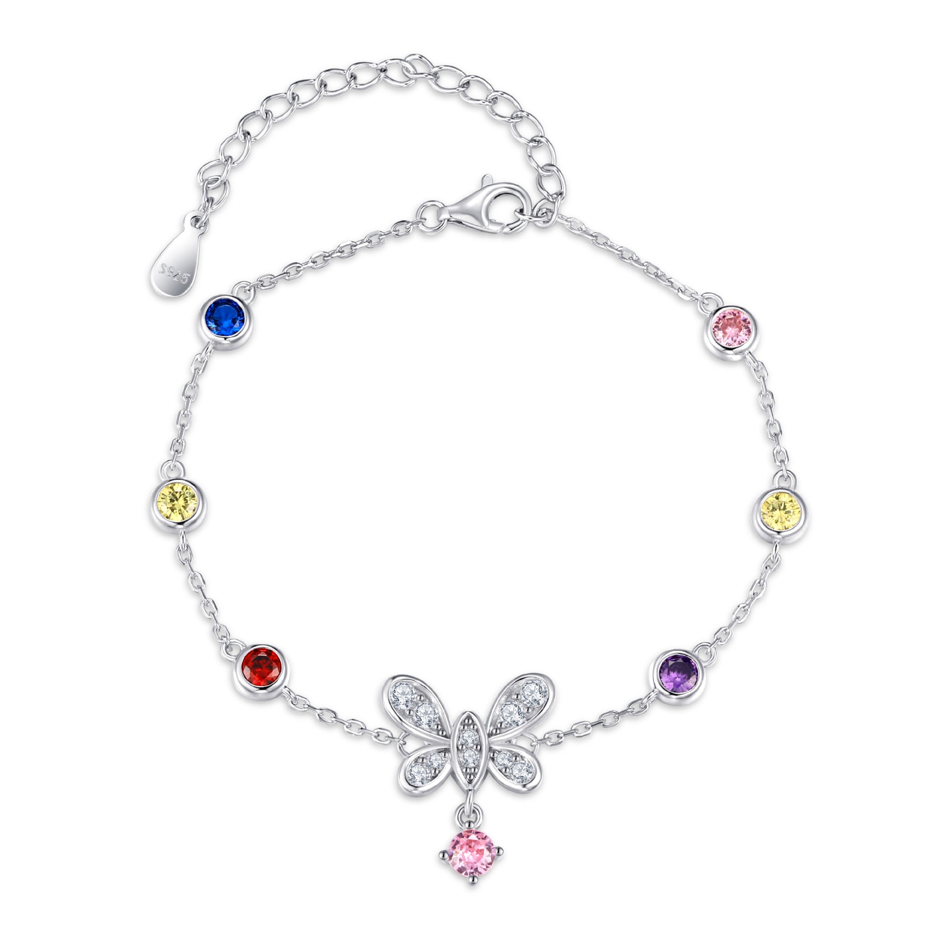 Damen Halskette mit funkelndem Kristallmotiv Shop Nory