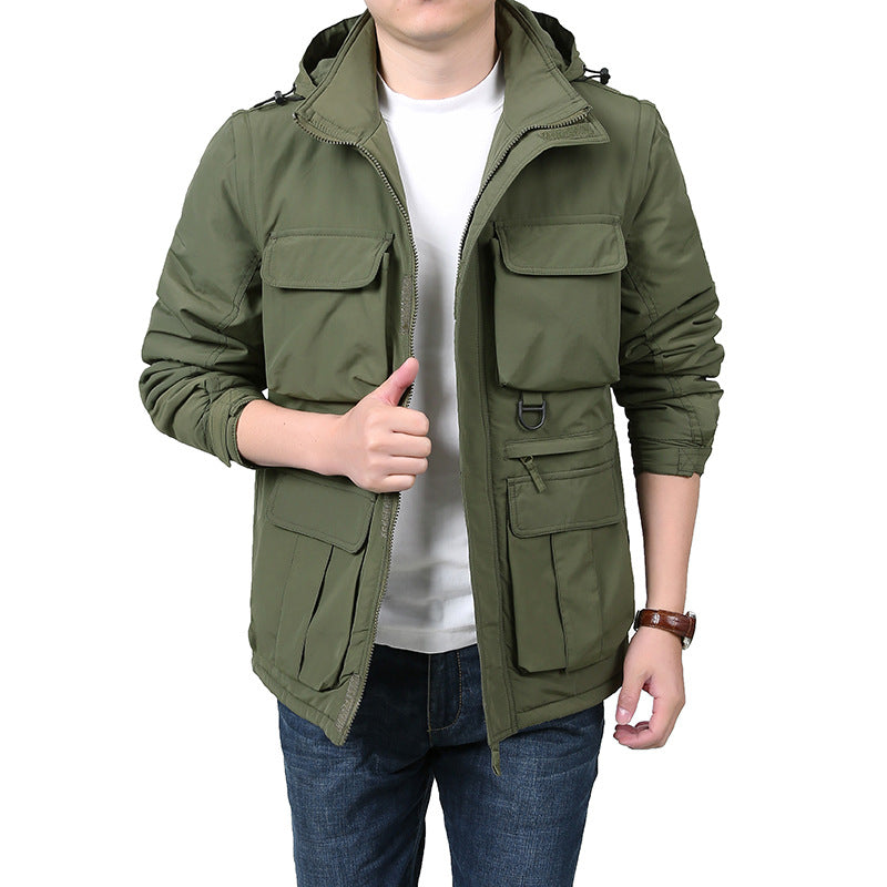 Herren Multifunktionale Outdoorjacke mit zahlreichen Taschen Shop Nory
