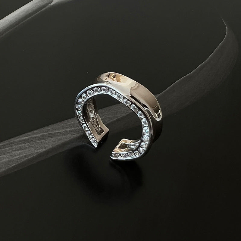 Damenring mit floralem Gitterdesign Shop Nory